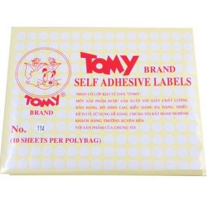 GIẤY NHÃN TOMY A5 - SỐ 114 (10 TỜ)
