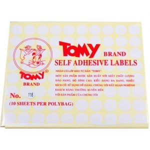 GIẤY NHÃN TOMY A5 - SỐ 116 (10 TỜ)