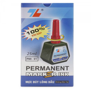 MỰC BÚT LÔNG DẦU THIÊN LONG PMI-01 - ĐỎ