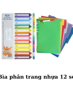 Hình ảnh bìa phân trang nhựa 12 số