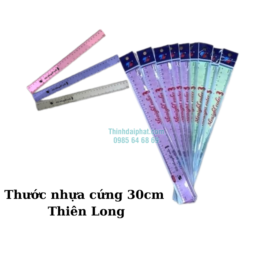 Hinh-anh-thuoc-nhua-cung-30cm-Thien-Long Hình ảnh thước nhựa cứng 30cm Thiên Long