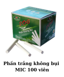 Hình ảnh phấn trắng không bụi MIC 100 viên