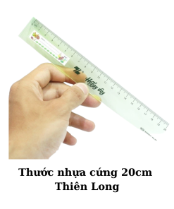 Hình ảnh thước nhựa cứng 20cm Thiên Long