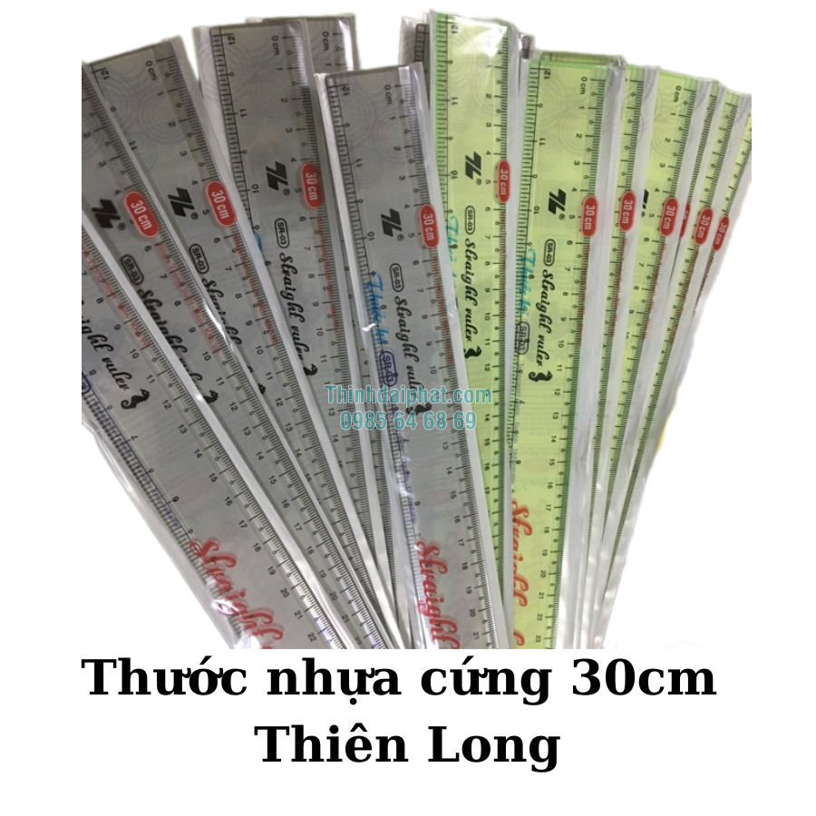 Hinh-anh-thuoc-nhua-cung-30cm-Thien-Long Hình ảnh thước nhựa cứng 30cm Thiên Long