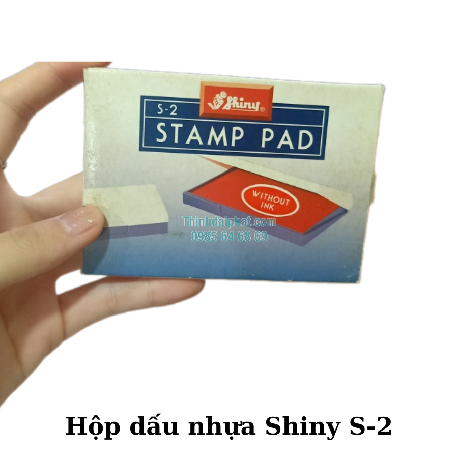 Hop-dau-nhua-Shiny S-2 Hộp dấu nhựa Shiny S-2
