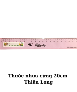 Hình ảnh thước nhựa cứng 20cm Thiên Long