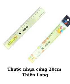 Hình ảnh thước nhựa cứng 20cm Thiên Long