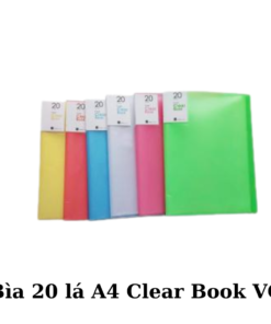 Hình ảnh bìa 20 lá A4 Clear Book VC