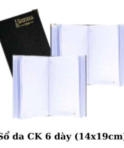 Hình ảnh sổ da CK 6 dày (14x19cm)
