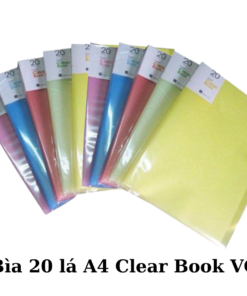 Hình ảnh bìa 20 lá A4 Clear Book VC