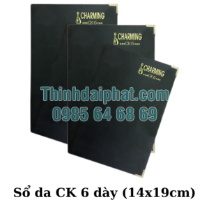 Sổ Da CK 6 Dày (14x19cm)