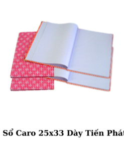 Hình ảnh sổ Caro 25x33 dày Tiến Phát