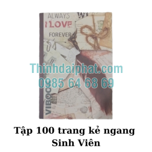 Tập 100 trang kẻ ngang Sinh Viên