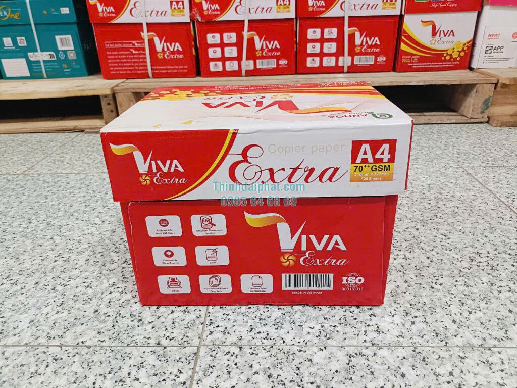 Giấy In ViVa Extra Đỏ A4 Định Lượng 70 gsm