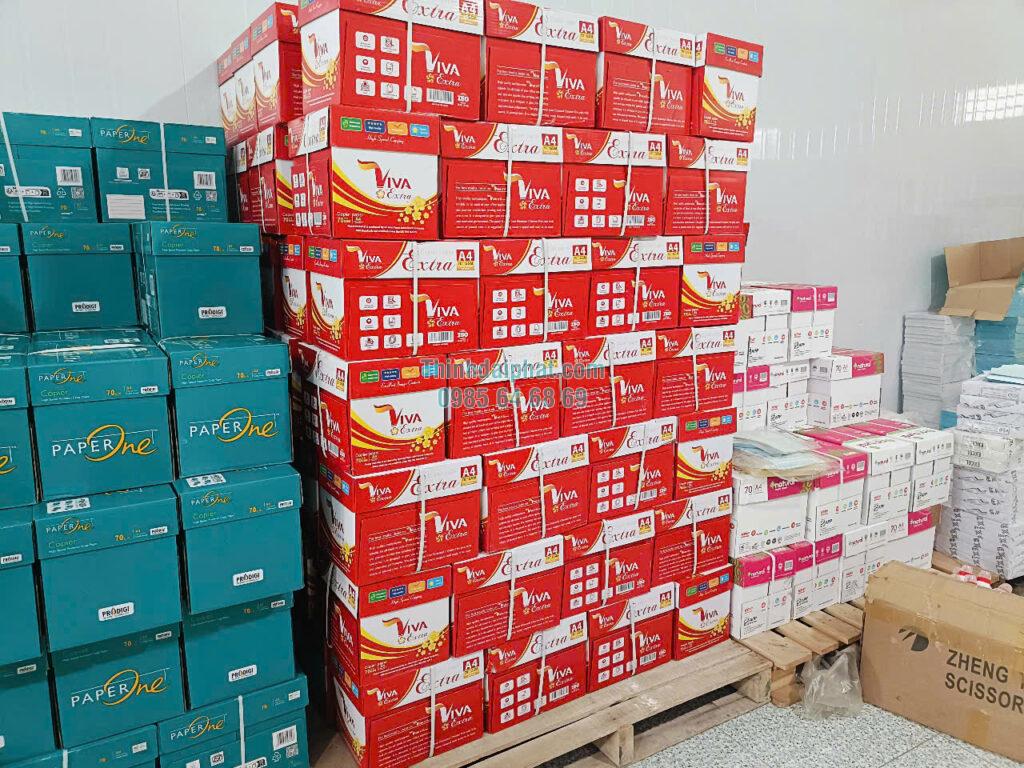 Giấy In ViVa Extra Đỏ A4 Định Lượng 70 gsm