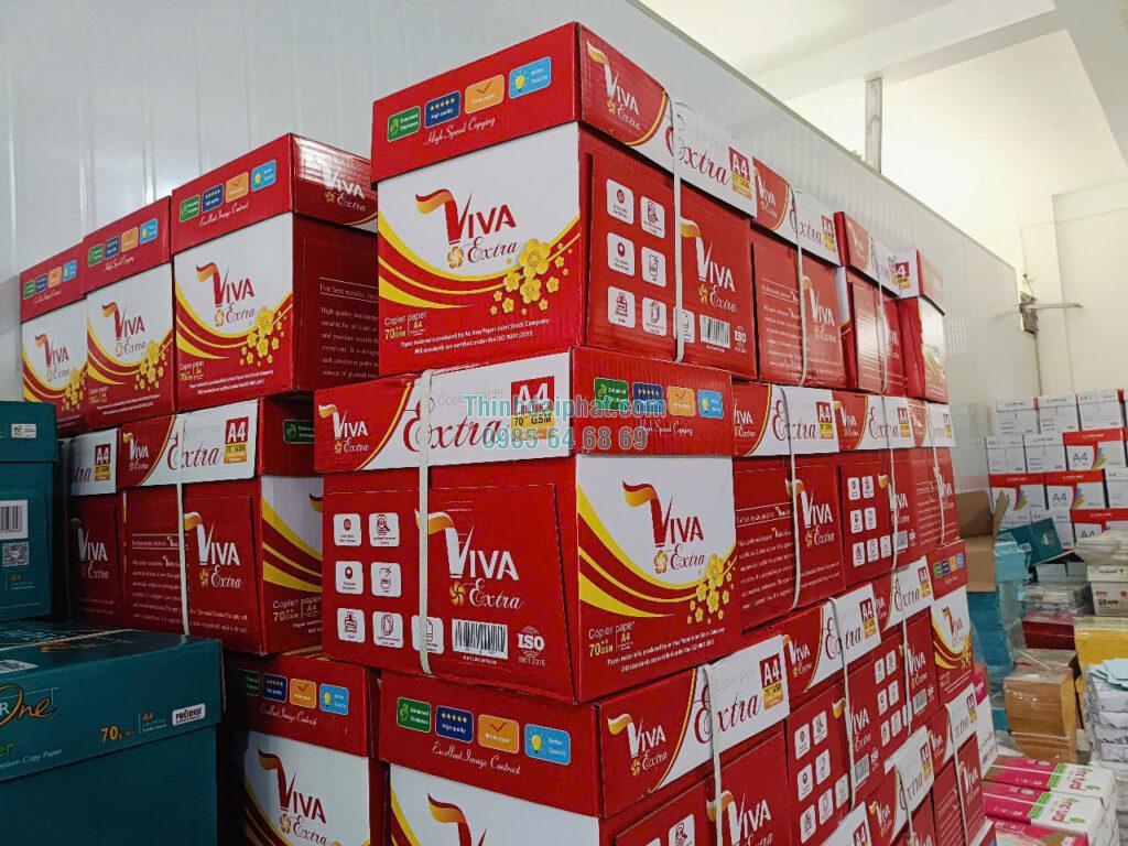 Giấy In ViVa Extra Đỏ A4 Định Lượng 70 gsm
